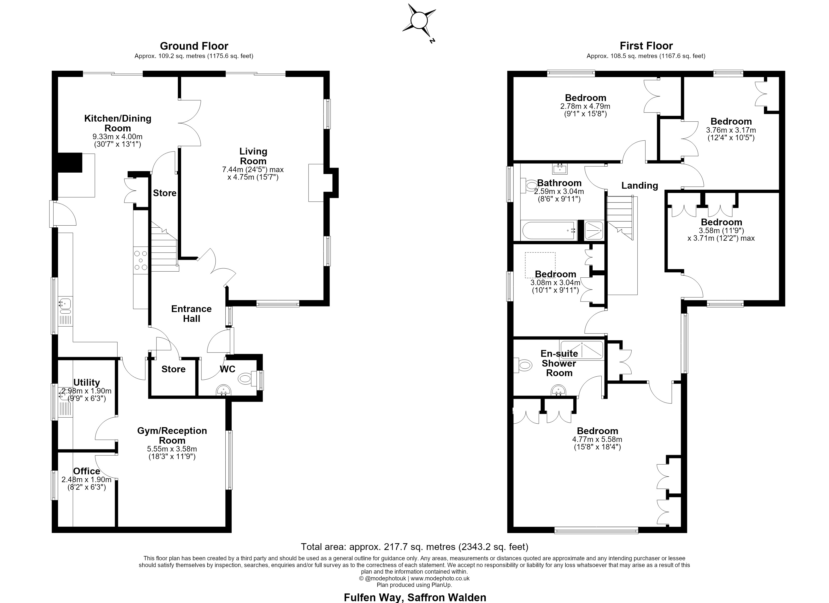 22, Fulfen Way, Essex floorplan