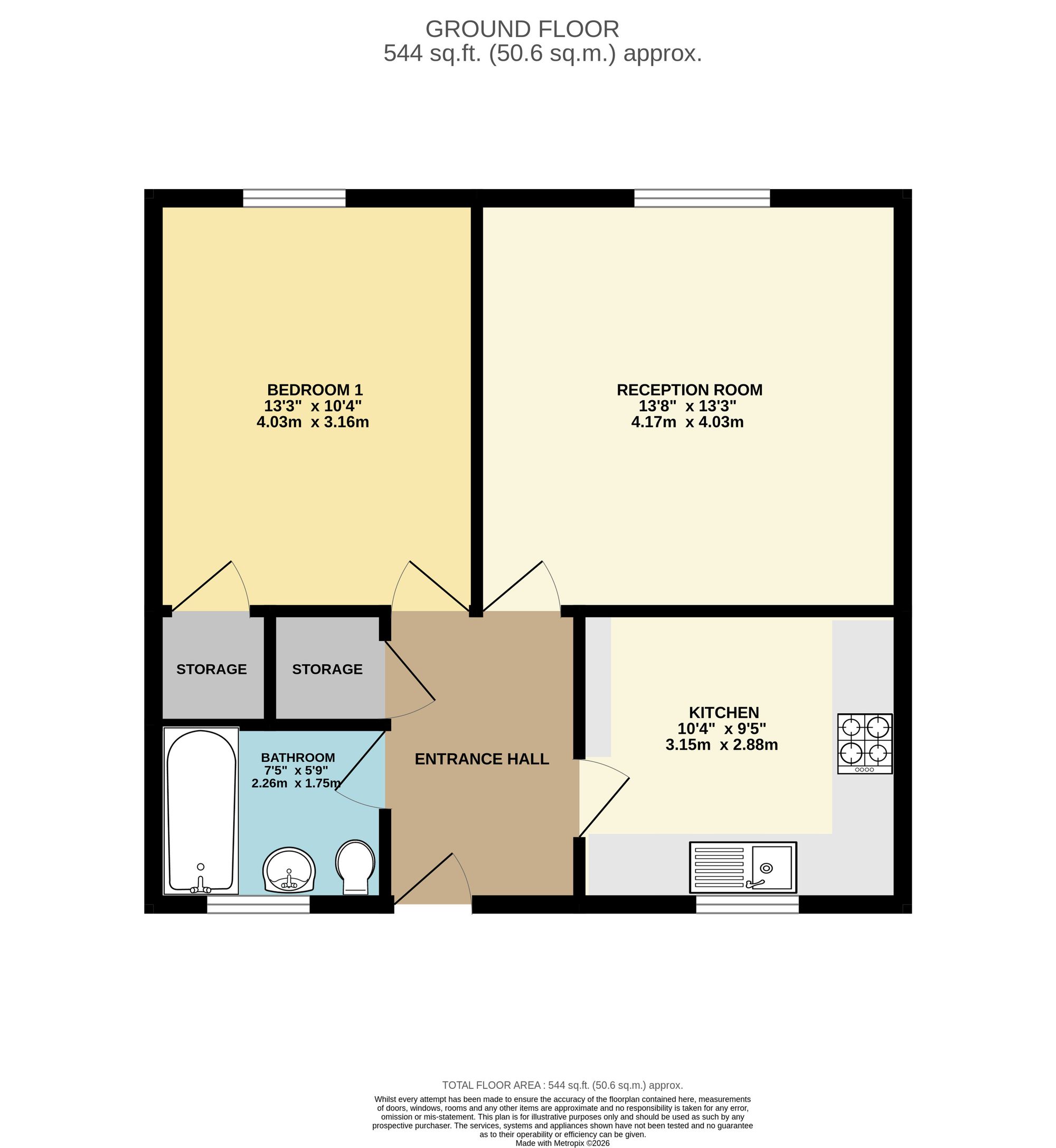 Flat 2, Coed Duon Court Cefn Road, Blackwood floorplan