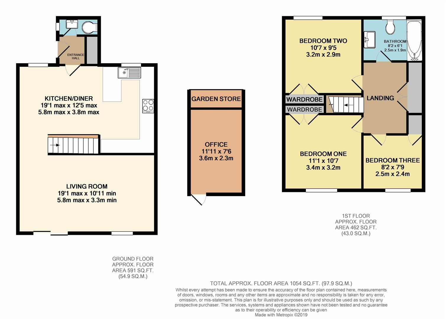 3 Bedrooms Terraced house for sale in Whitecroft, St.Albans AL1