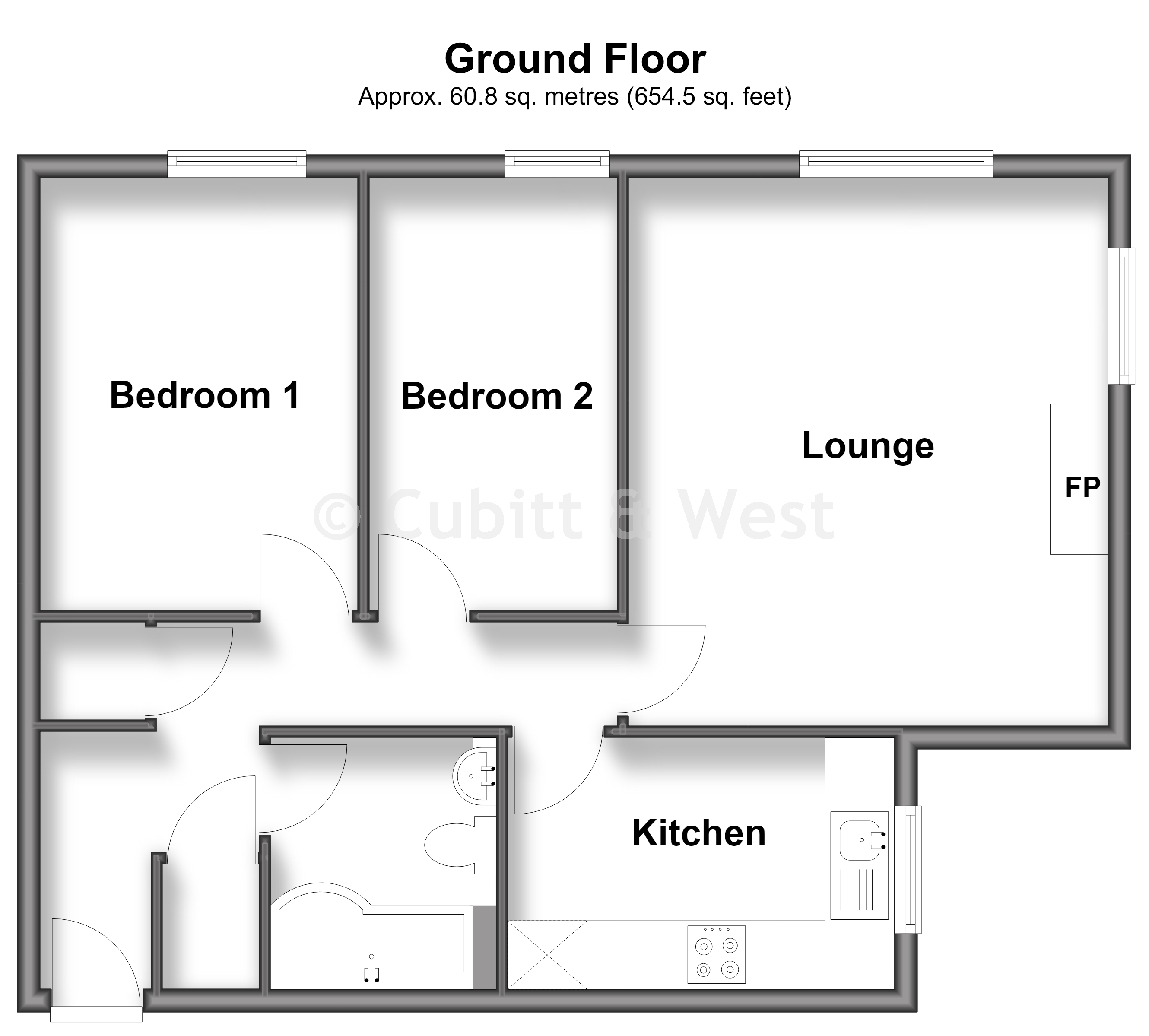 50, St. James Road, Sutton floorplan