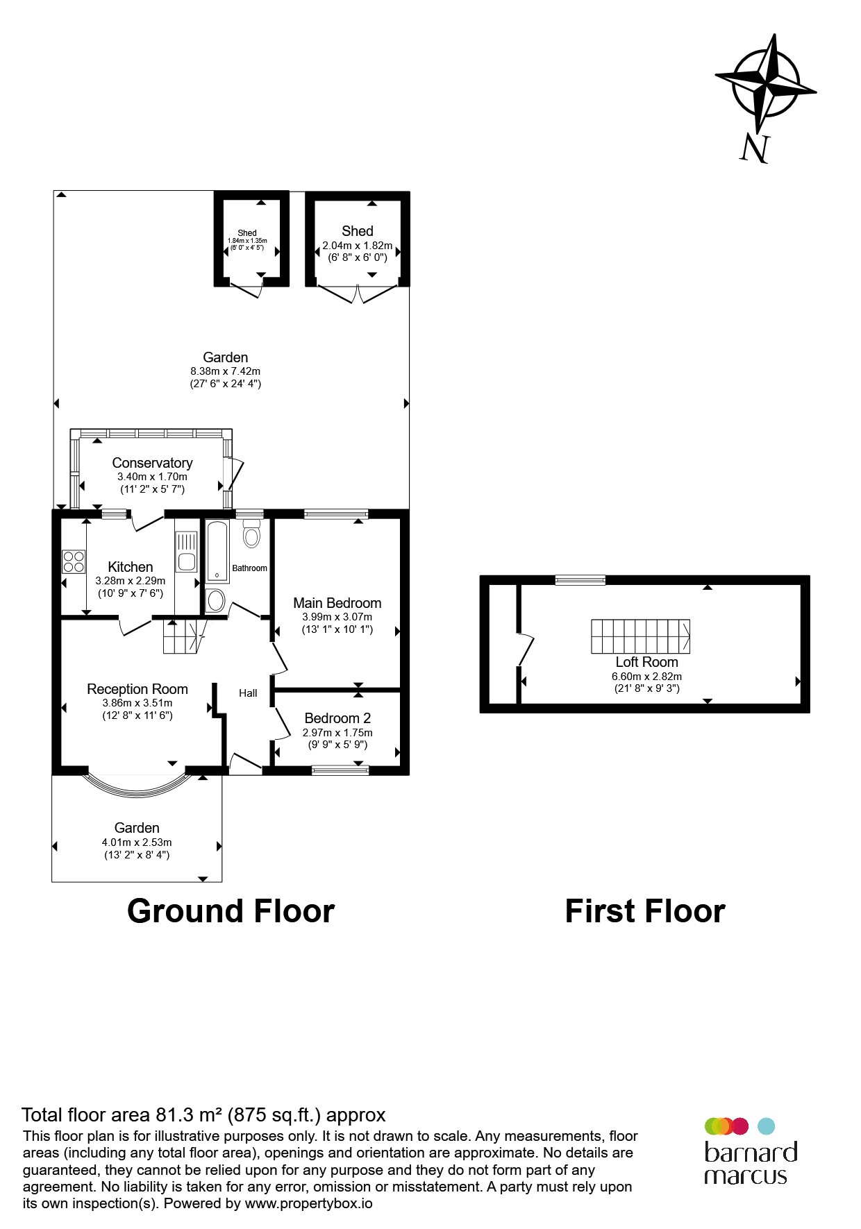21, Pine Road, London floorplan