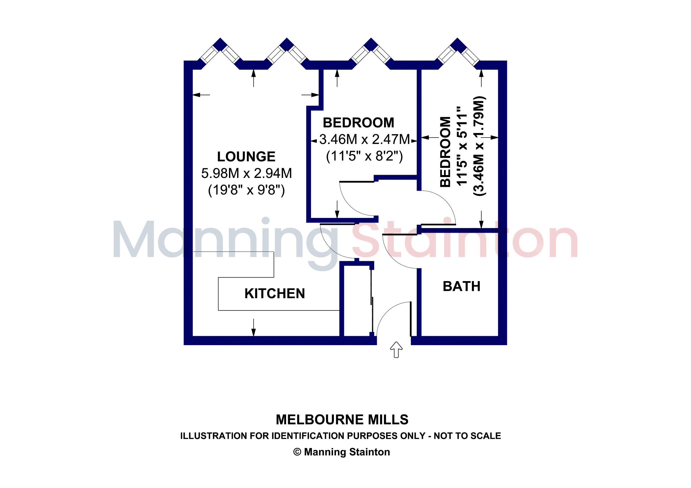 49, Melbourne Mills, Melbourne Street, Leeds floorplan