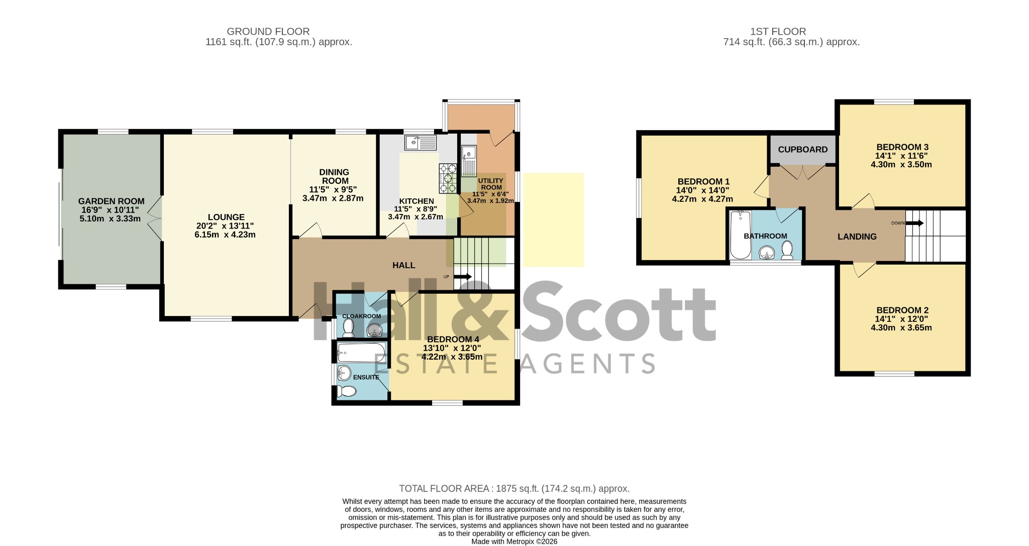 The Garden House, Ottery St Mary floorplan