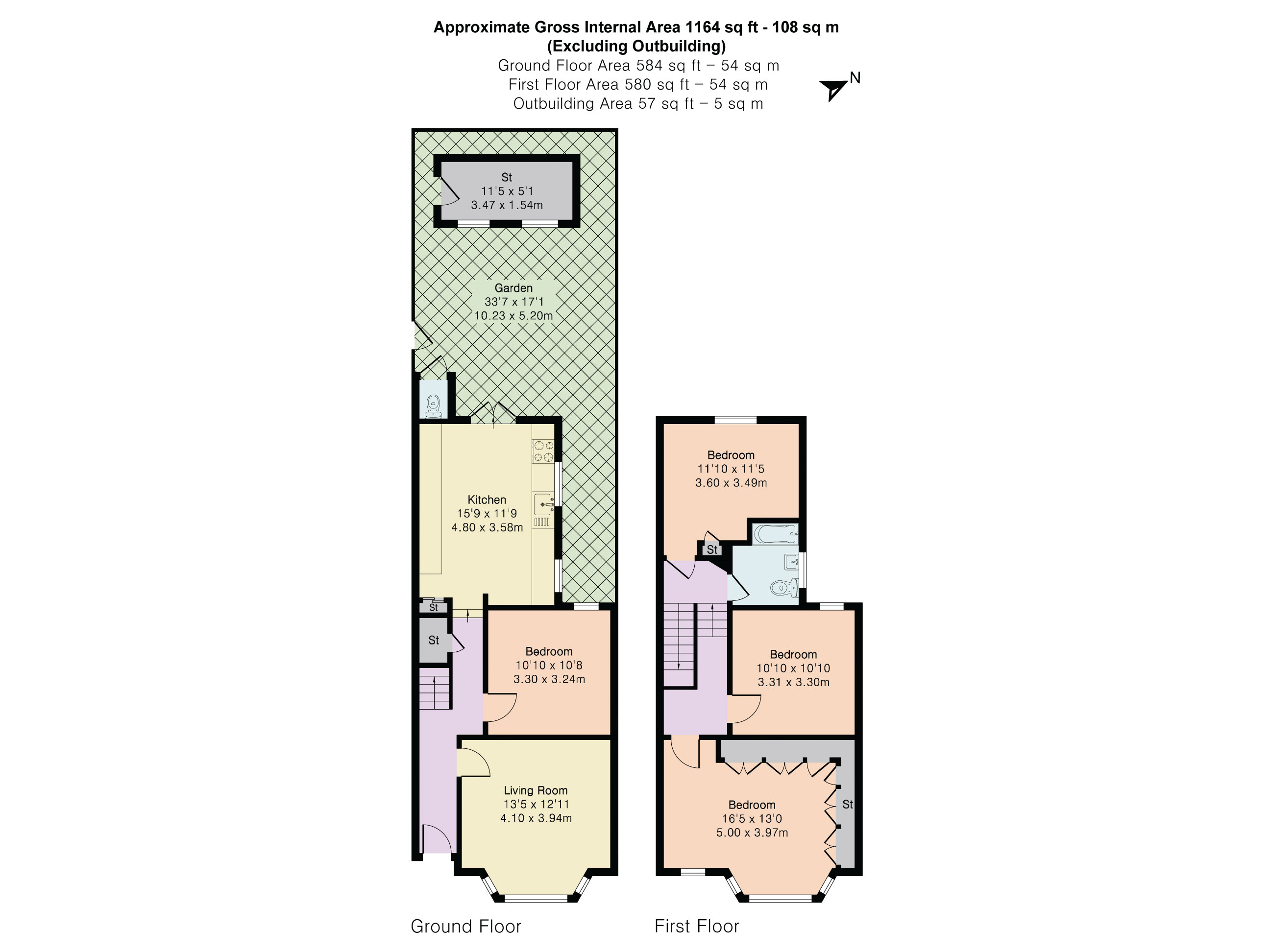 4, Stirling Road, Harrow floorplan