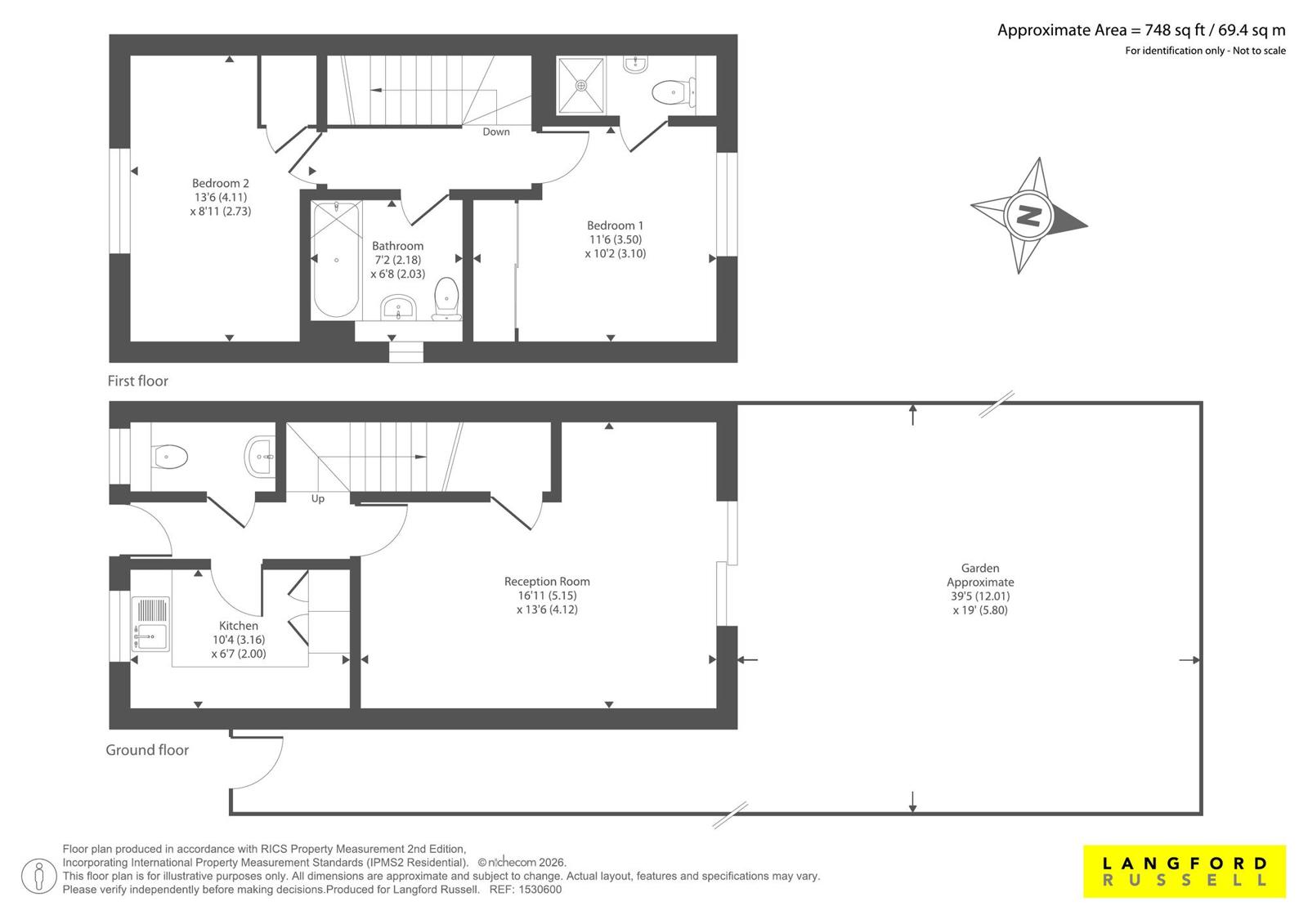 23, Lambs Close, Swanley floorplan