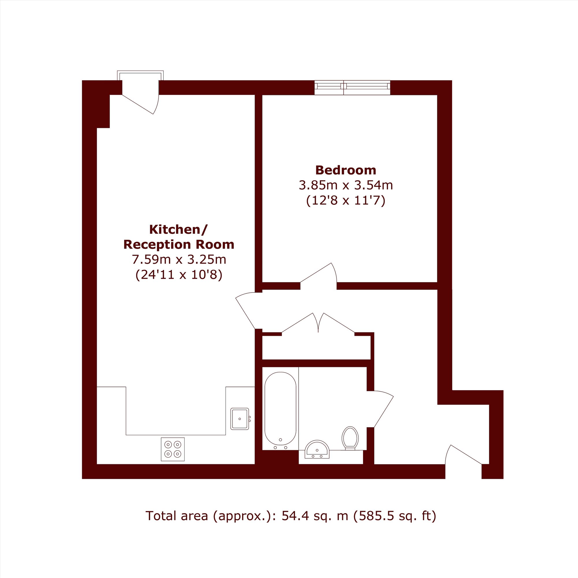 Gladstone Park Gardens, London floorplan