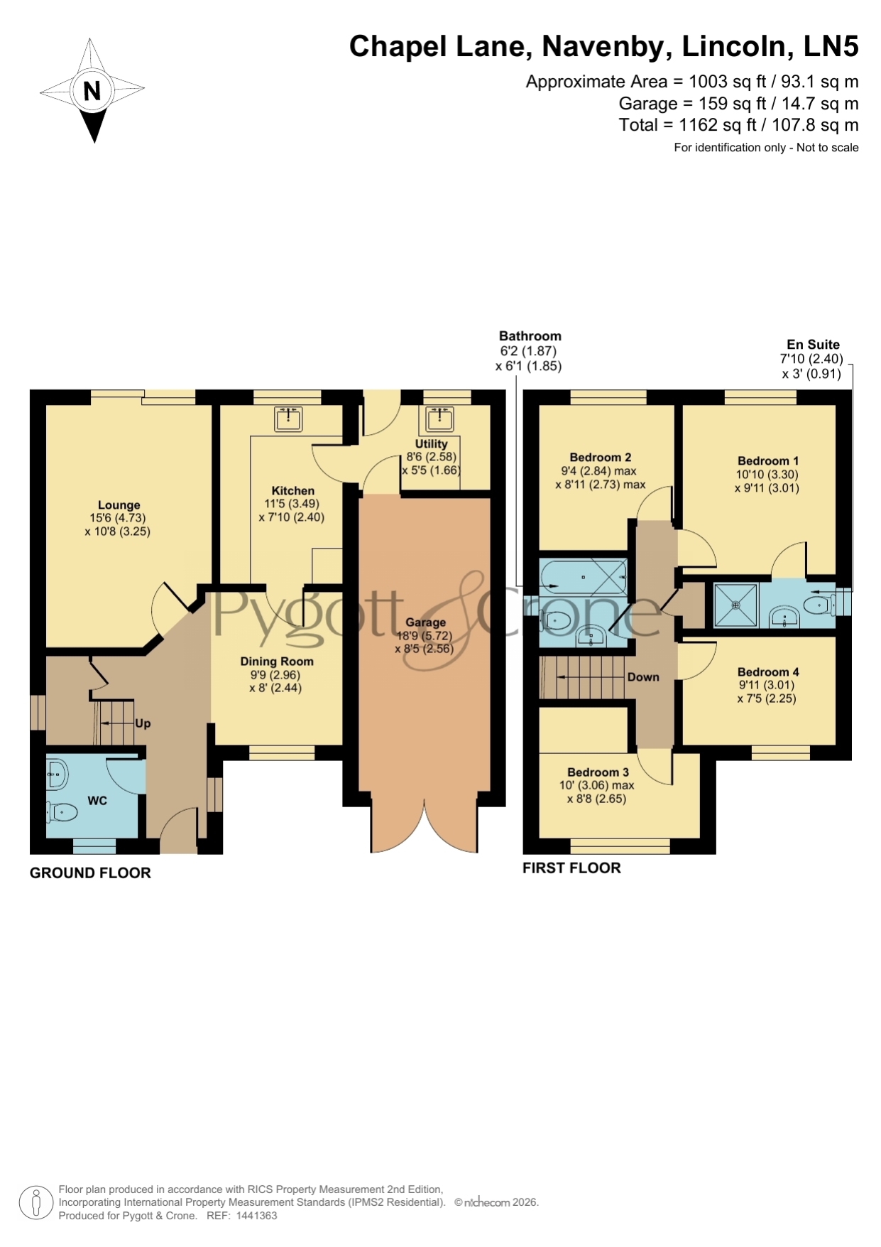 32, Chapel Lane, Lincoln floorplan