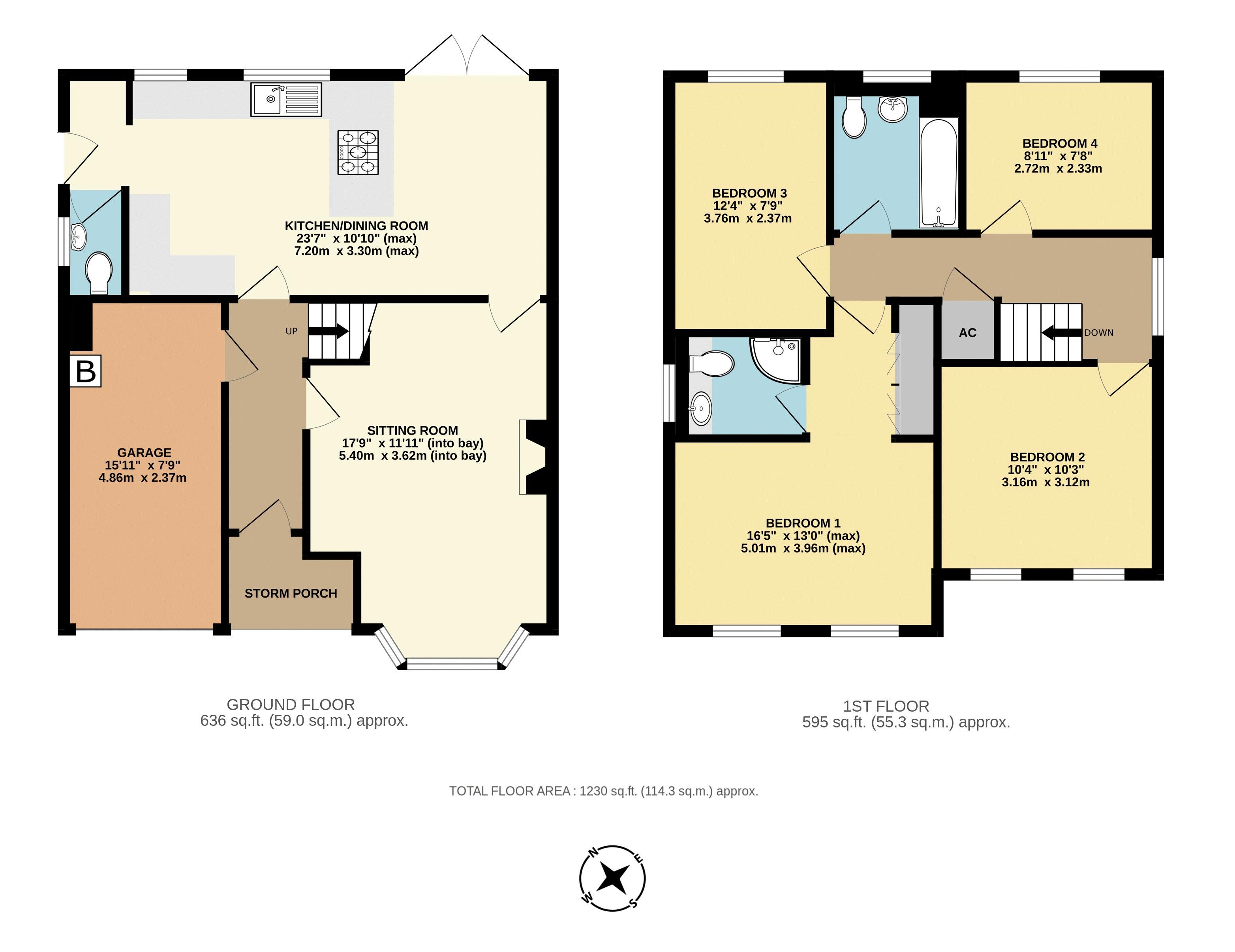 49, Redstart Road, Chard floorplan