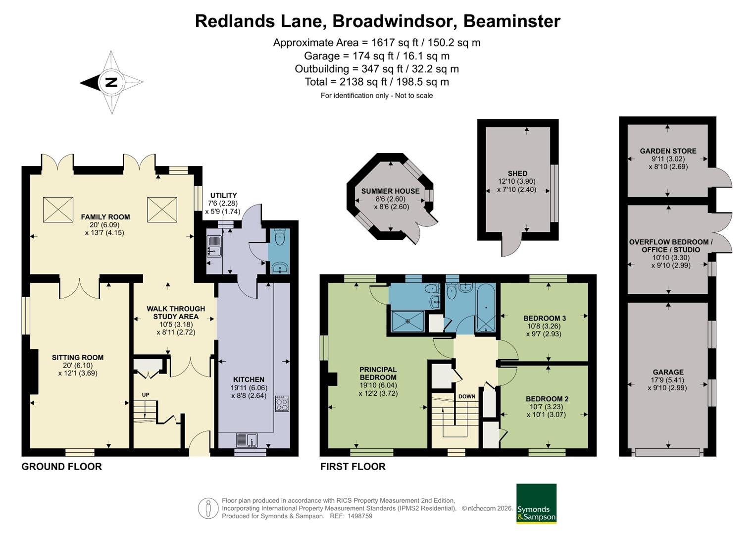 32, Redlands Lane, Beaminster floorplan
