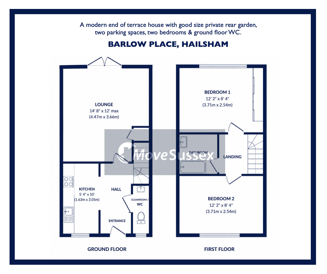 2, Barlow Place, Hailsham floorplan