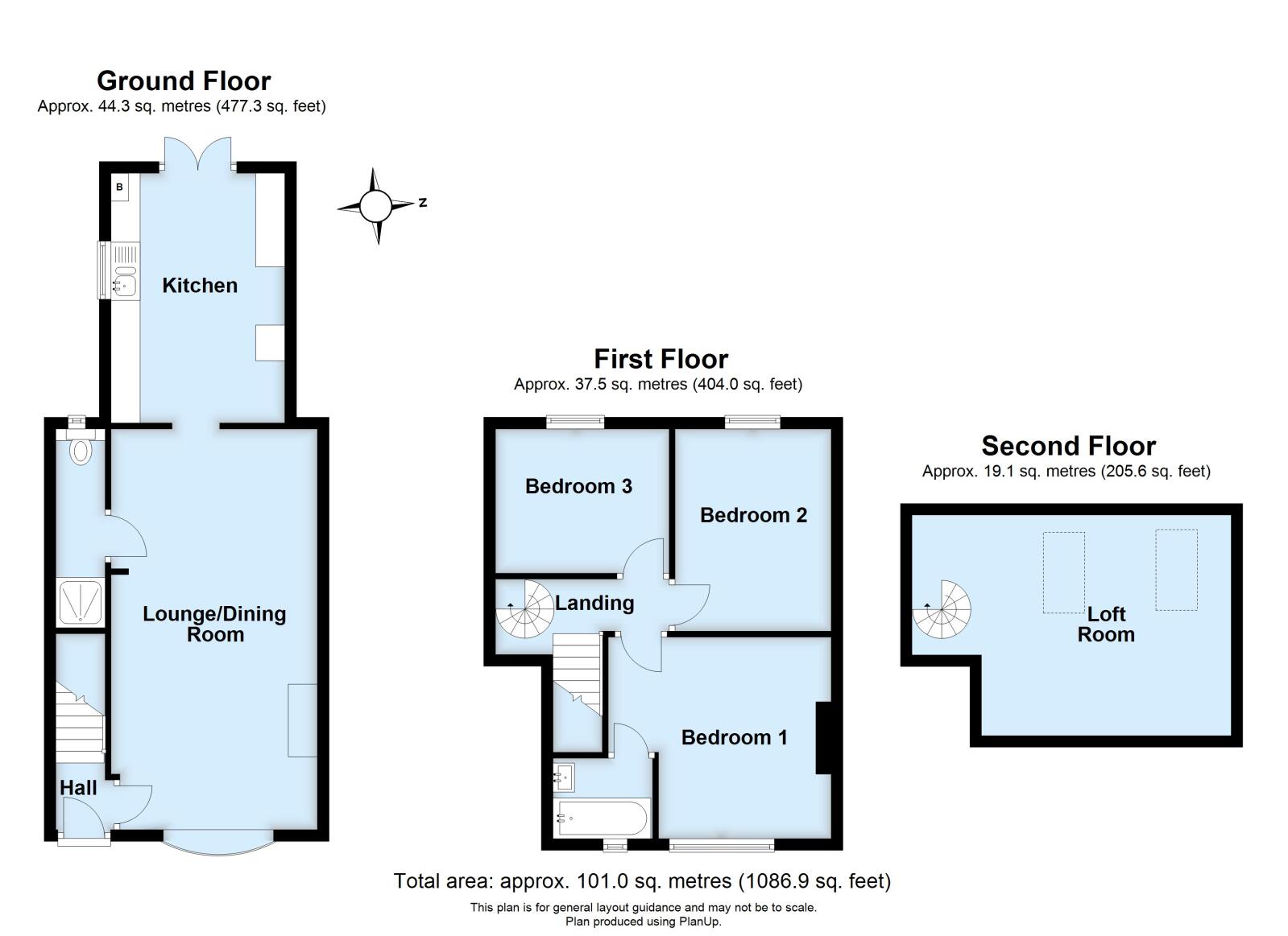 94, Queenscroft Road, London floorplan