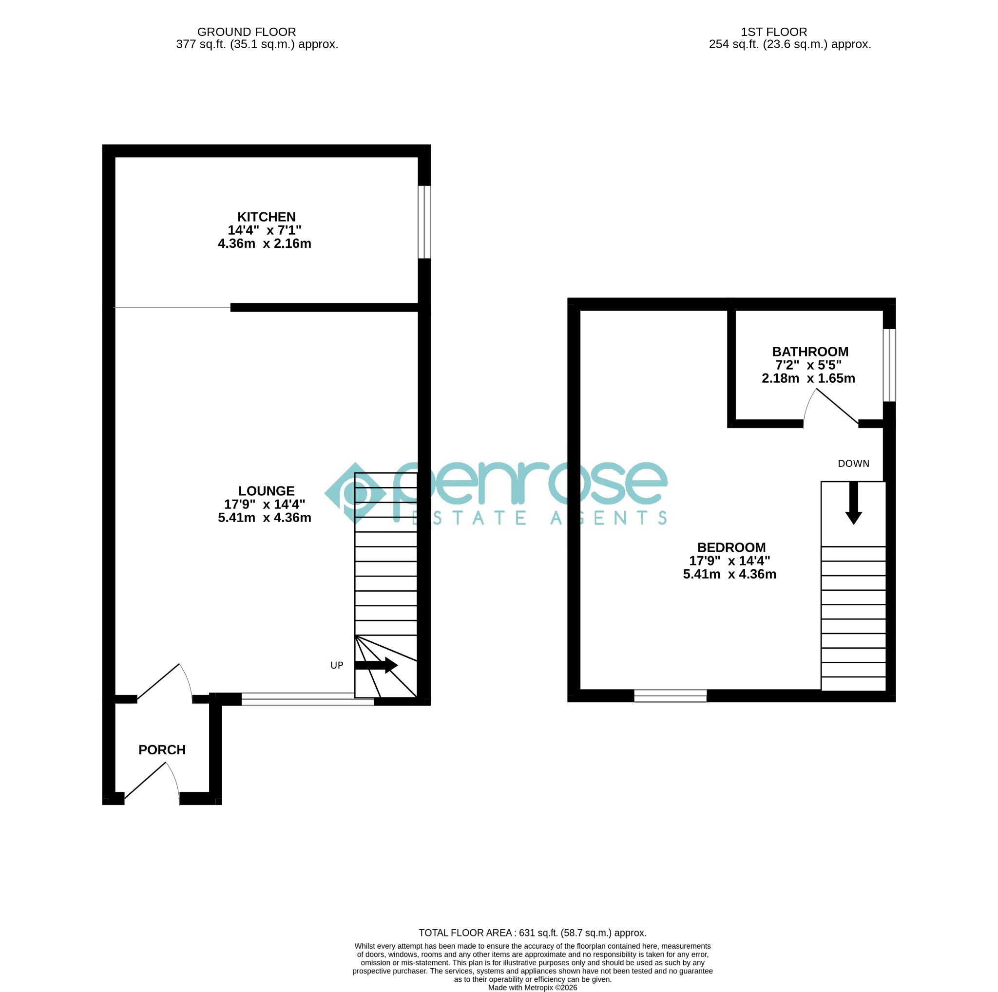 25 Evergreen Way, Luton, Bedfordshire floorplan