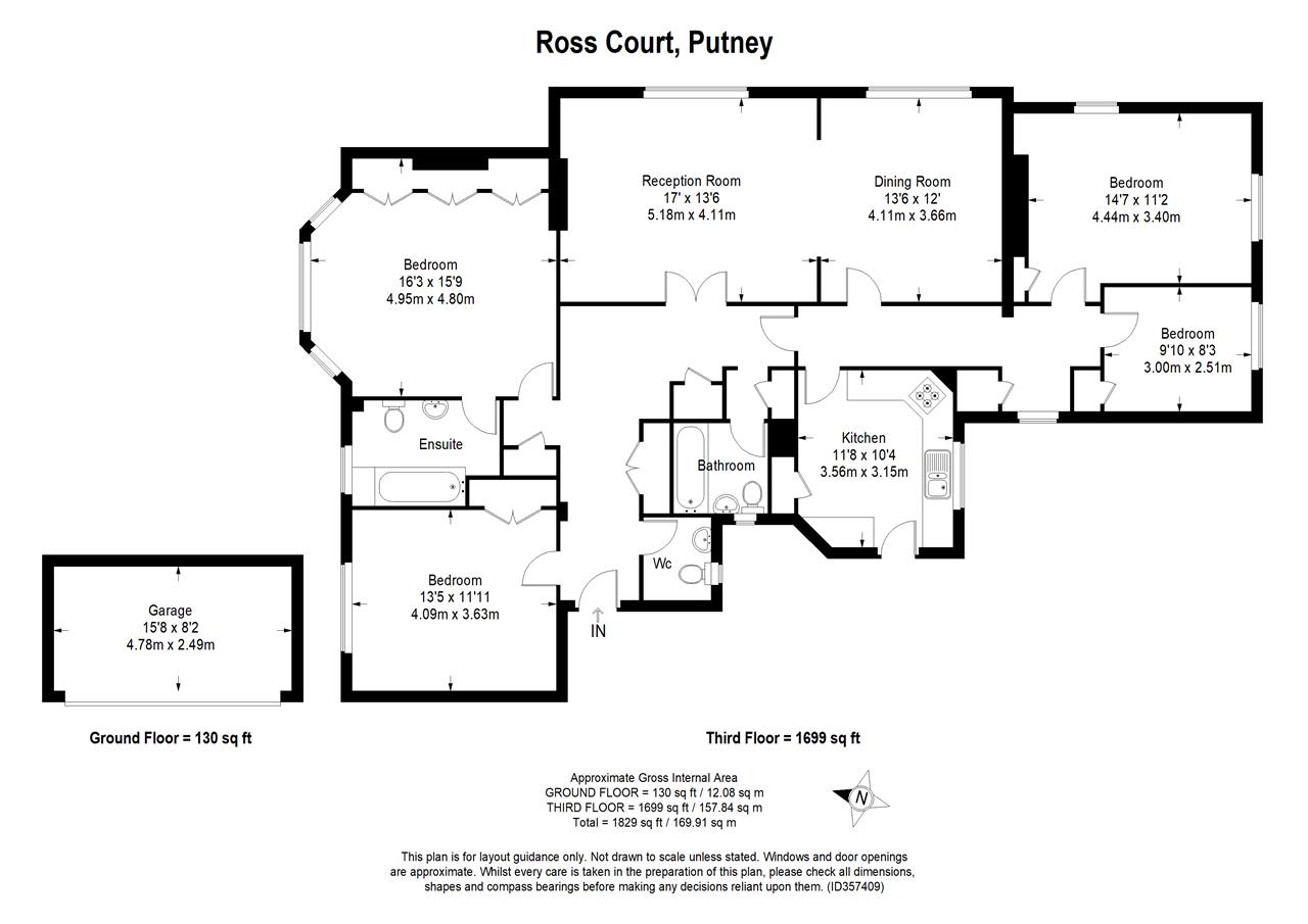 31, Ross Court, London floorplan