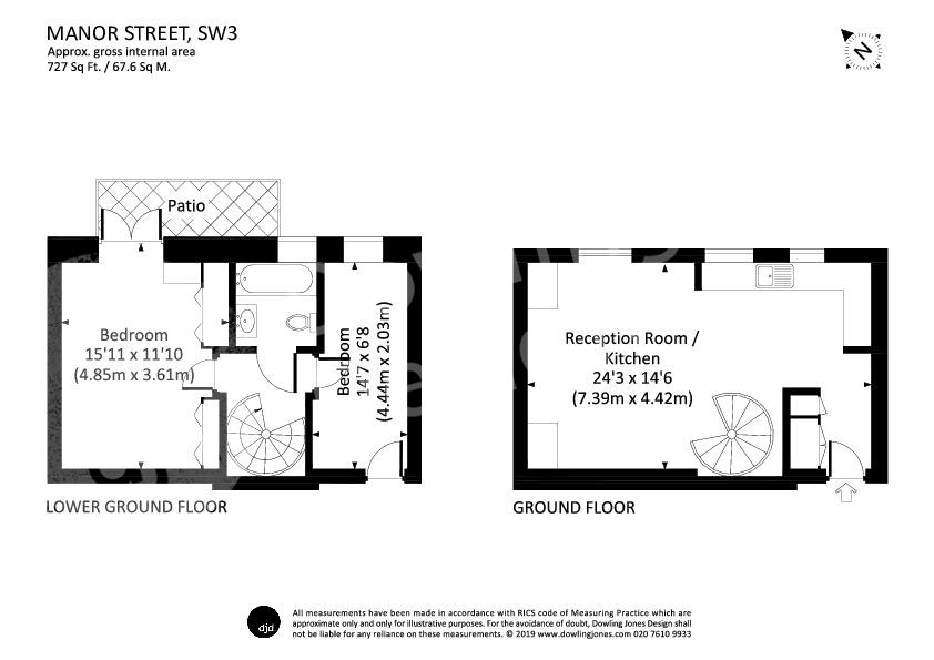 2 Bedrooms Flat to rent in Chelsea Manor Street, London SW3