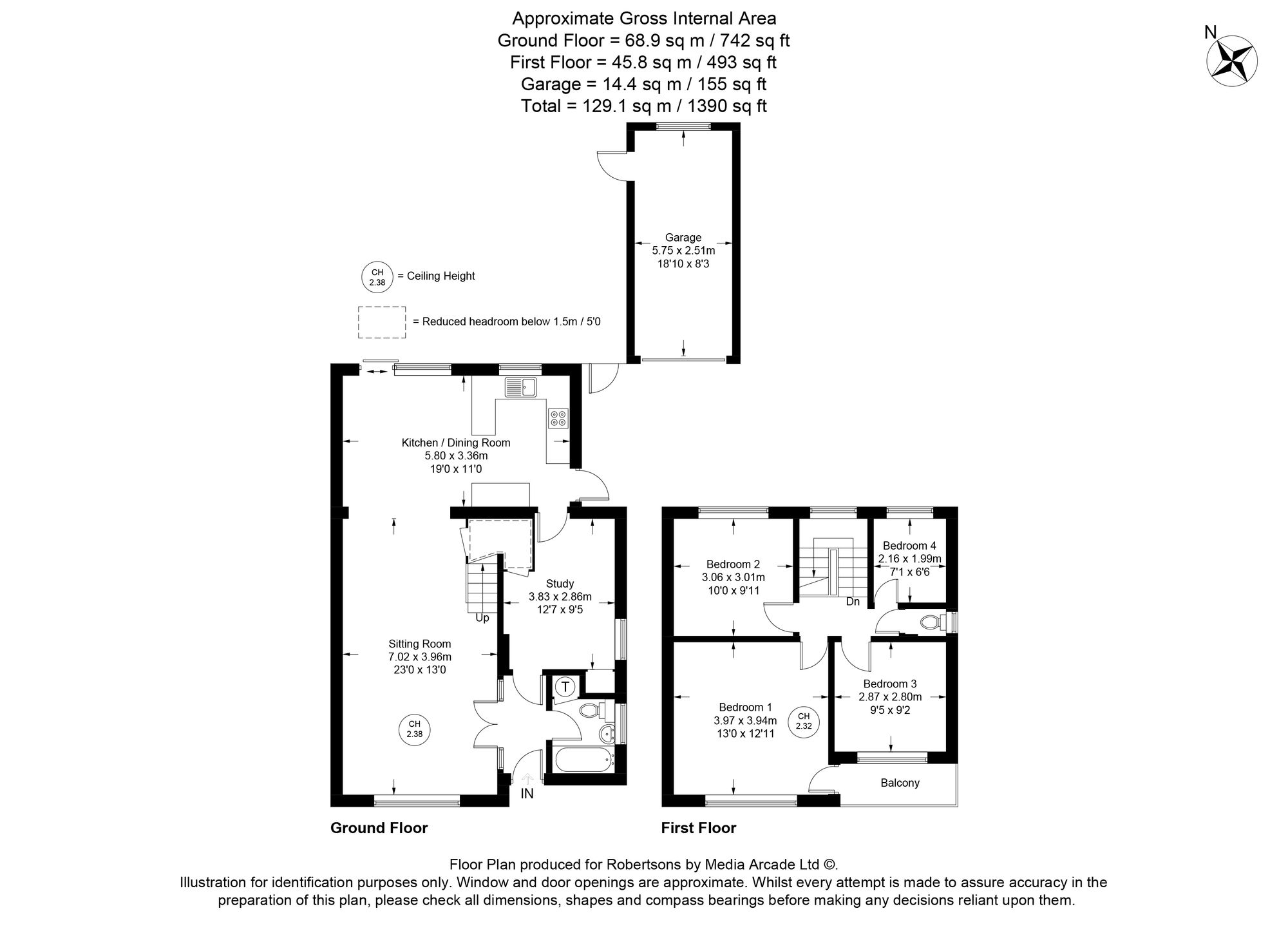 22 Cherrywood Gardens, High Wycombe floorplan