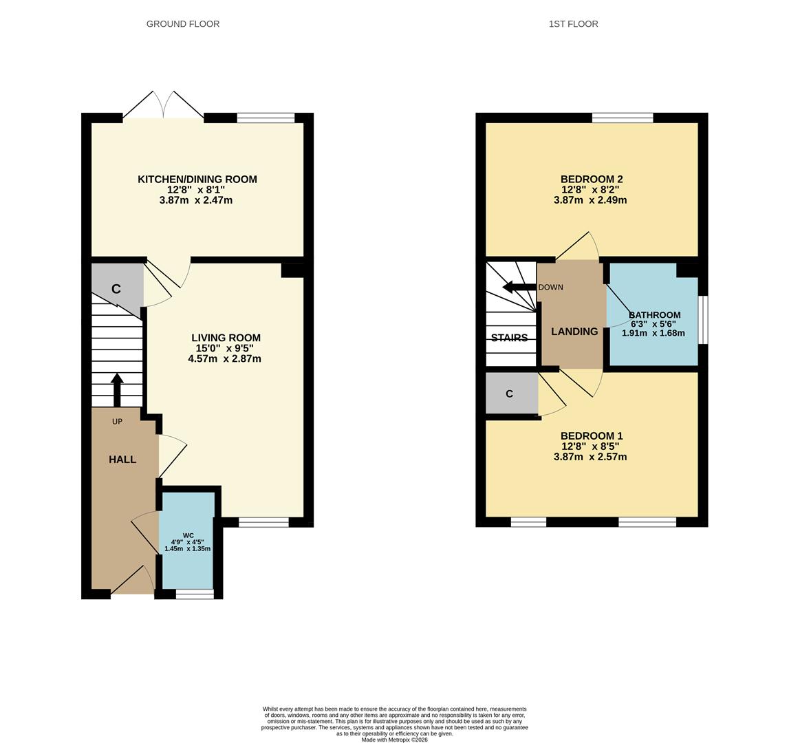 14, Shelduck Avenue, Uckfield floorplan