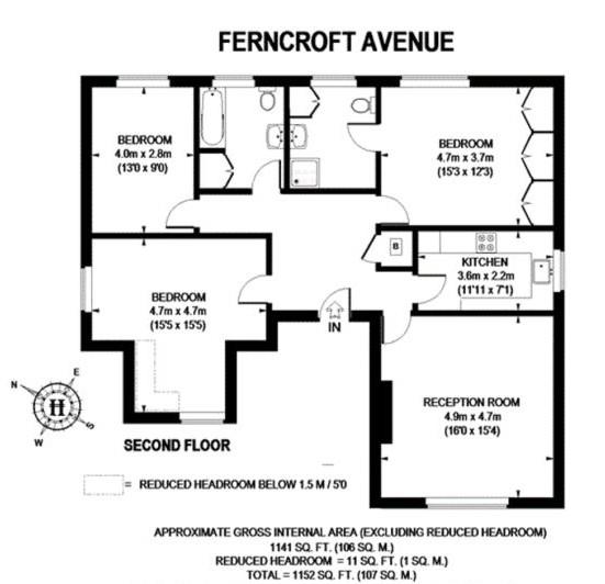 Ferncroft Avenue, London floorplan