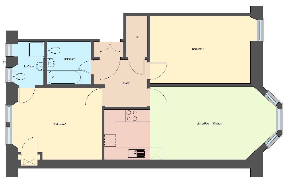 2 Bedrooms Flat to rent in Alexandra Parade, Dennistoun, Glasgow G31