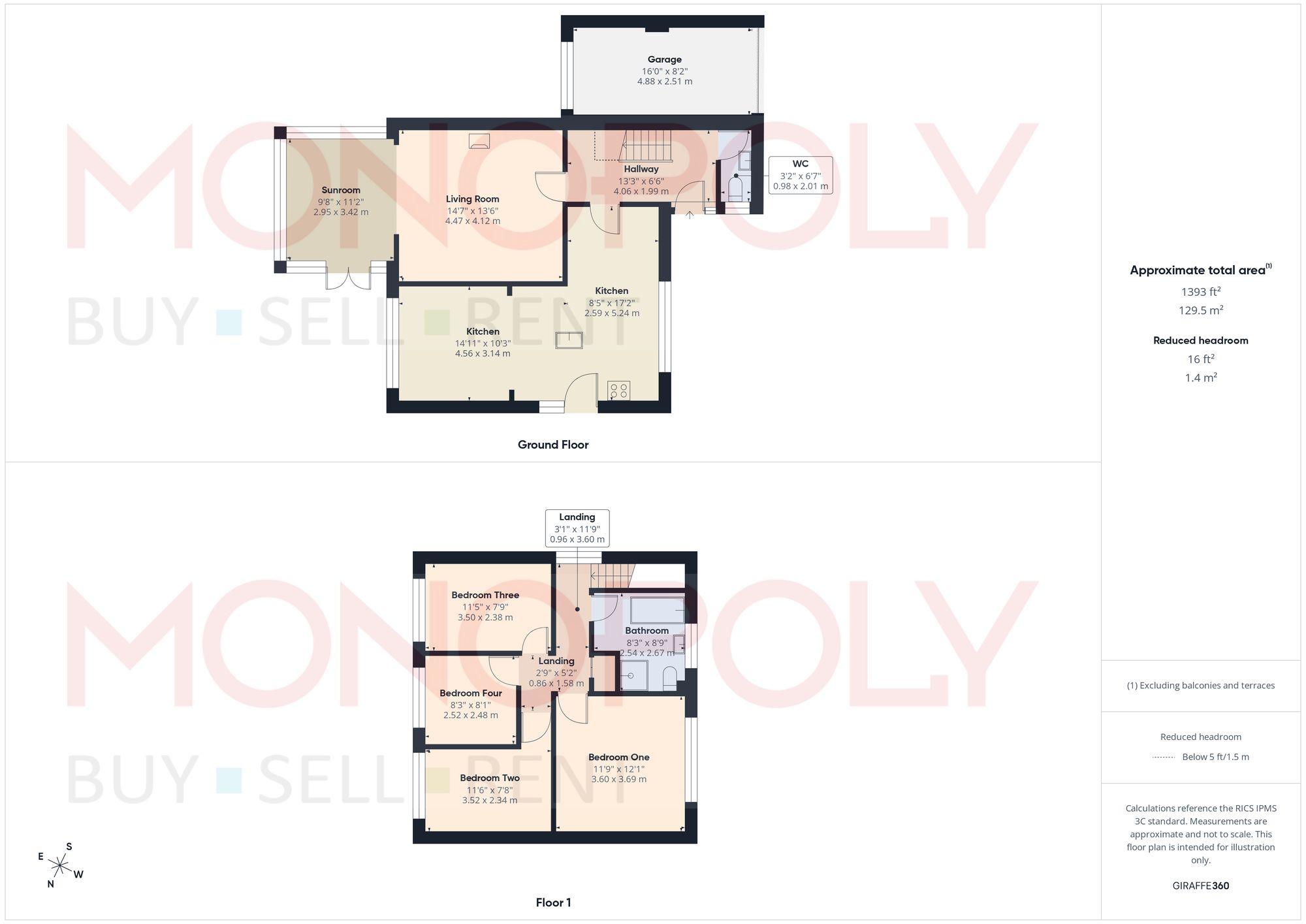 1 Pen Y Coed, Mold floorplan