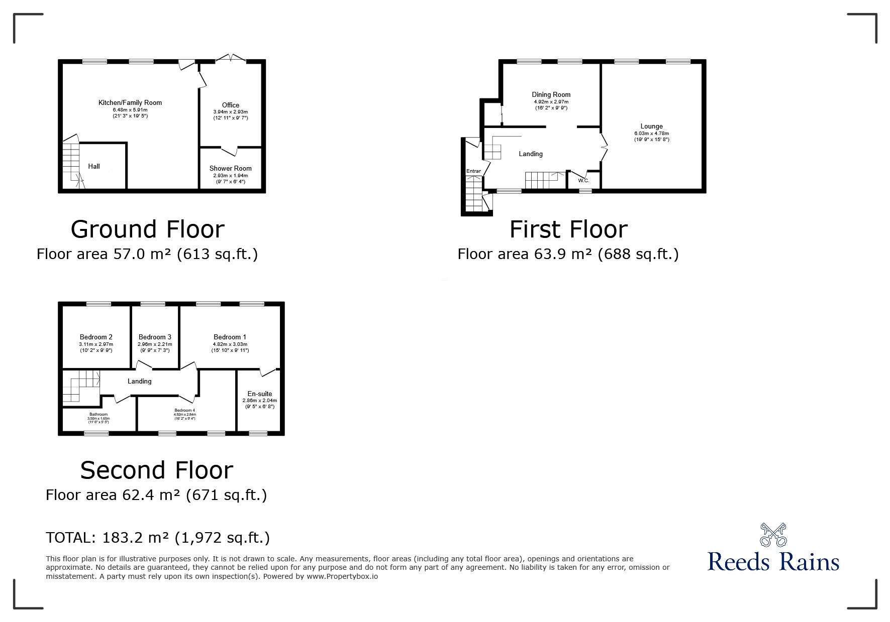Woodhead View,, Wesley Street, Glossop floorplan