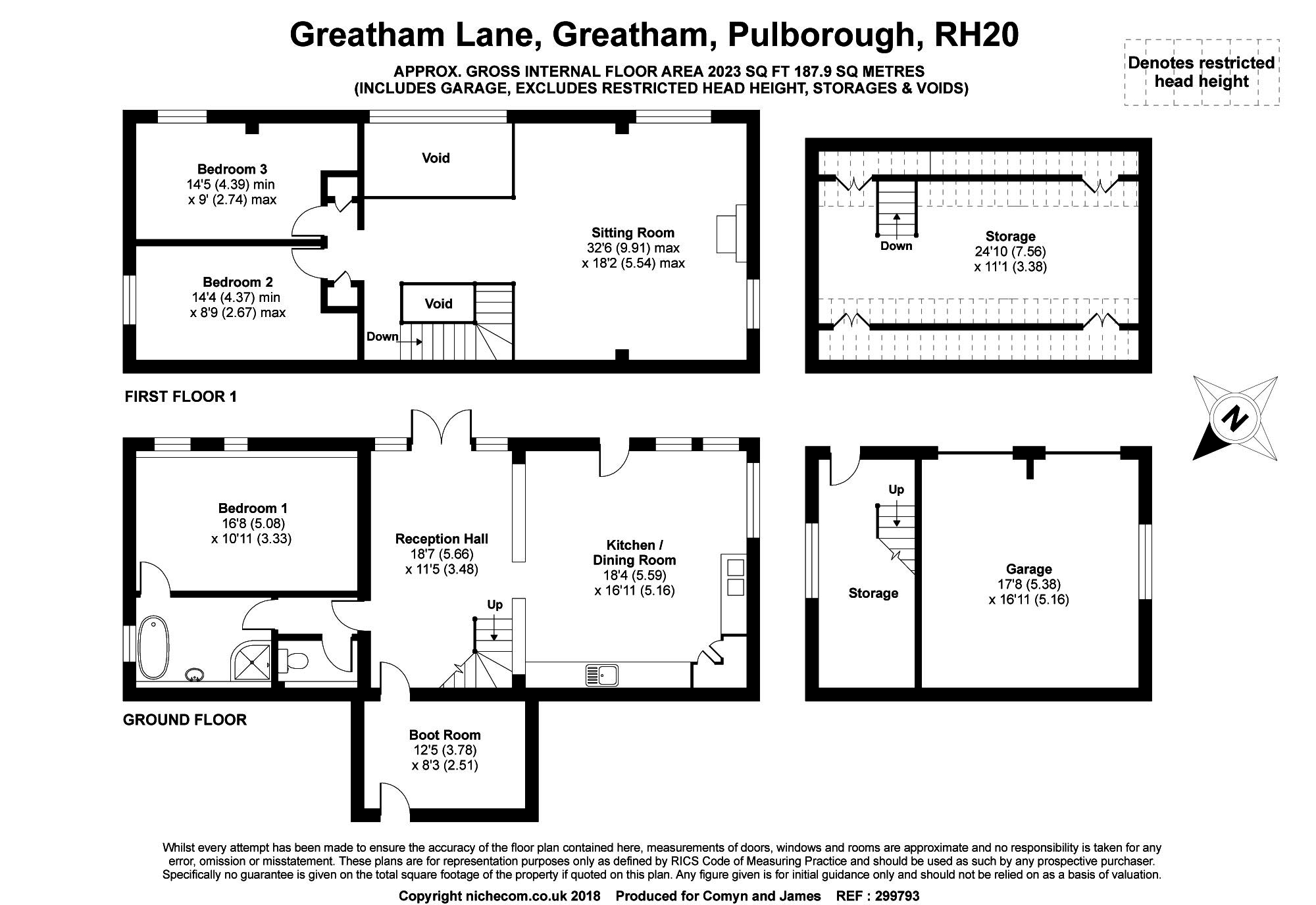 3 Bedrooms Barn conversion for sale in Greatham Lane, Greatham, Pulborough RH20