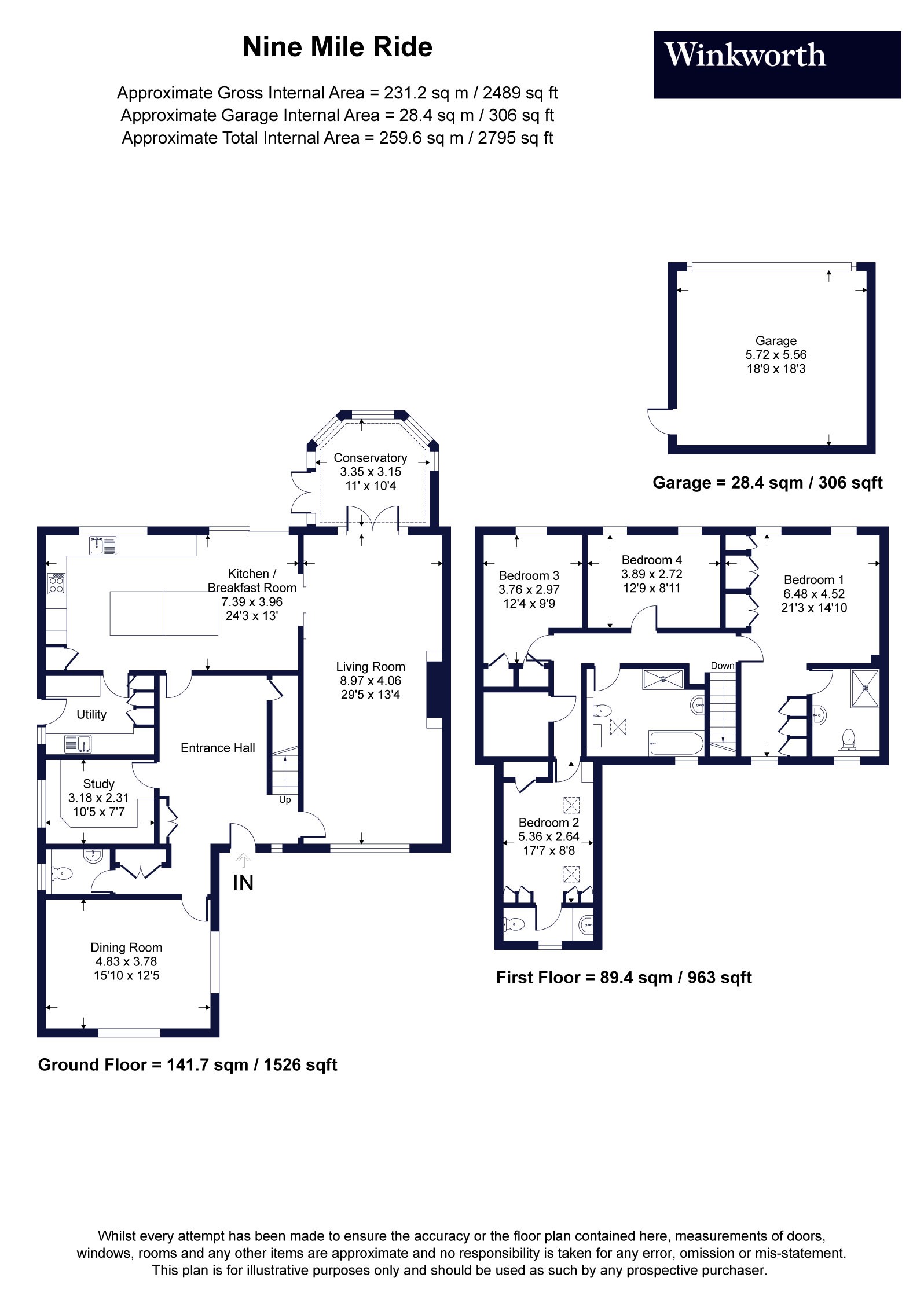348, Nine Mile Ride, Wokingham floorplan