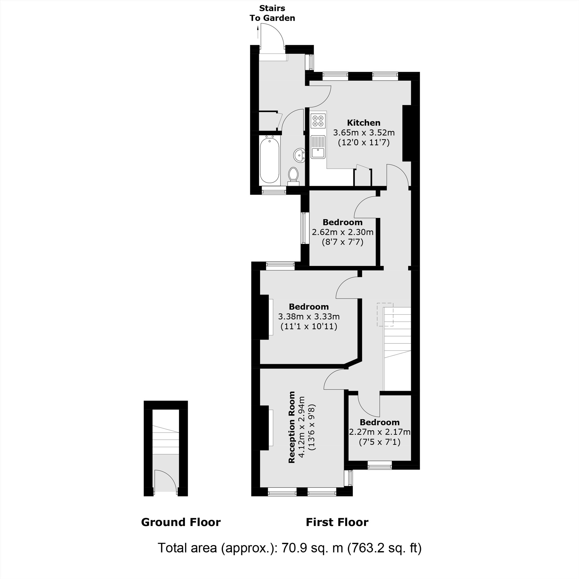 222A, Chapter Road, London floorplan