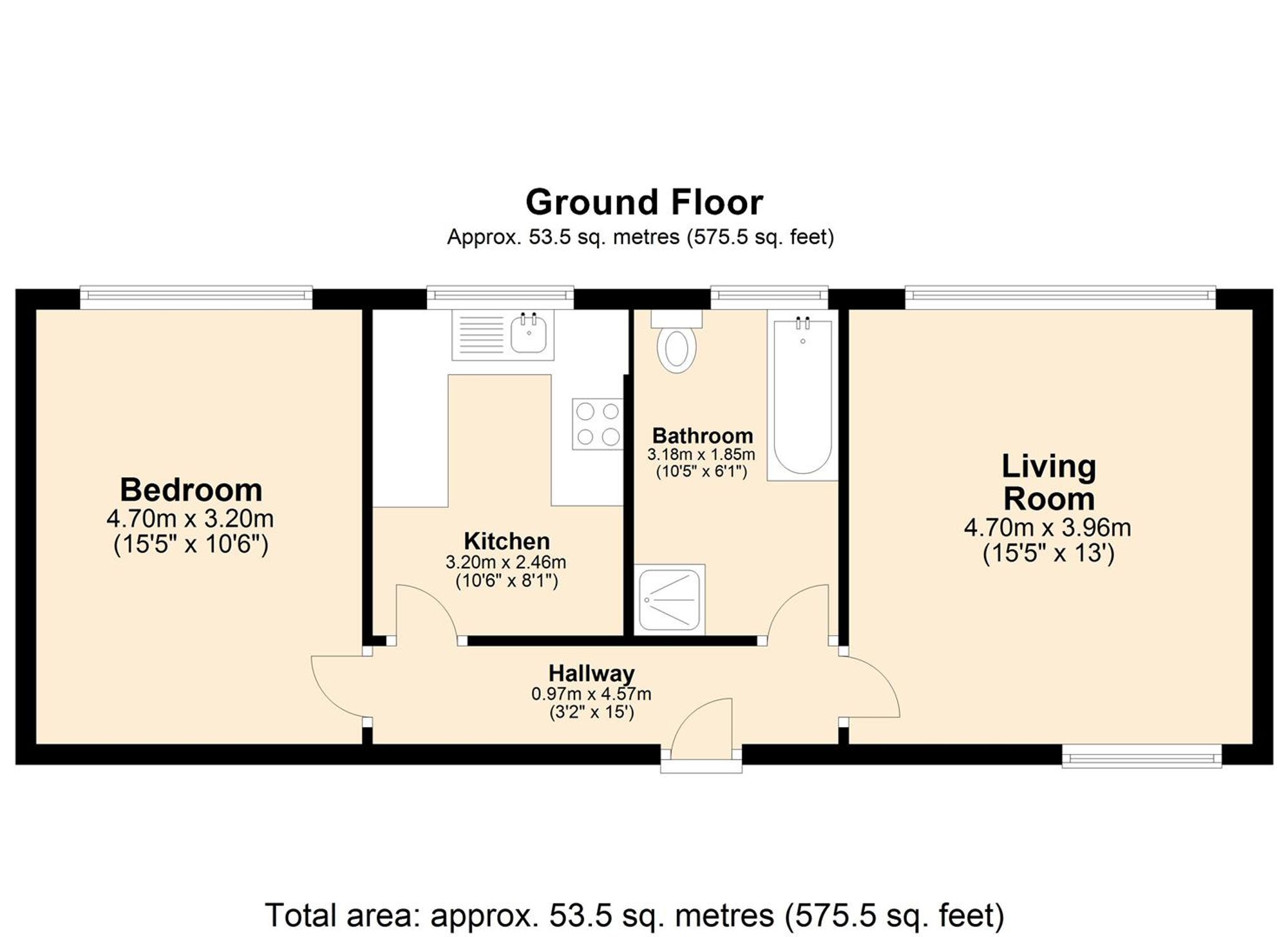 14 Barnes Court Durham Avenue, Woodford Green floorplan