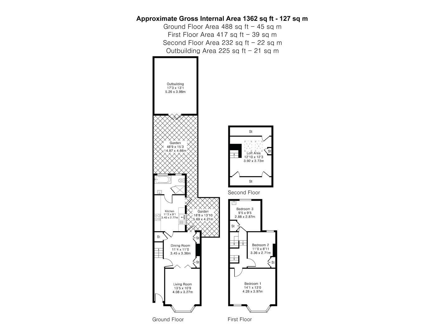 148, Fotheringham Road, Enfield floorplan