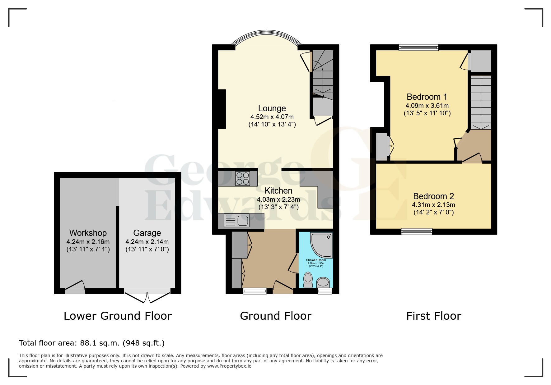2 Brickyard Cottages, Bosworth Road, SWADLINCOTE floorplan