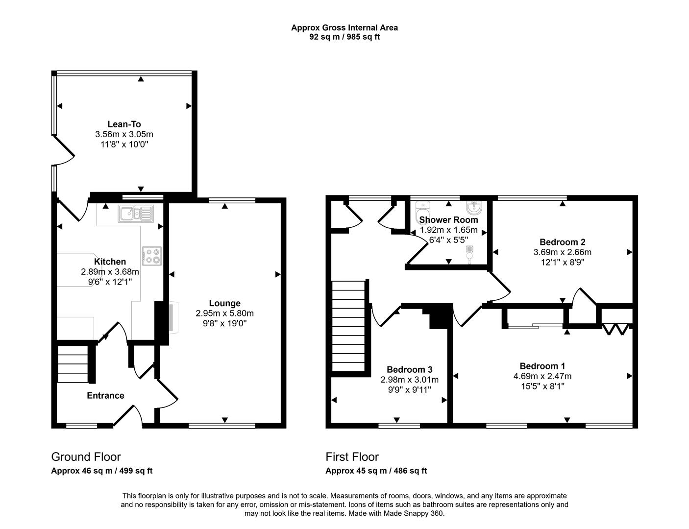 6, Tarbert Place, Carluke floorplan