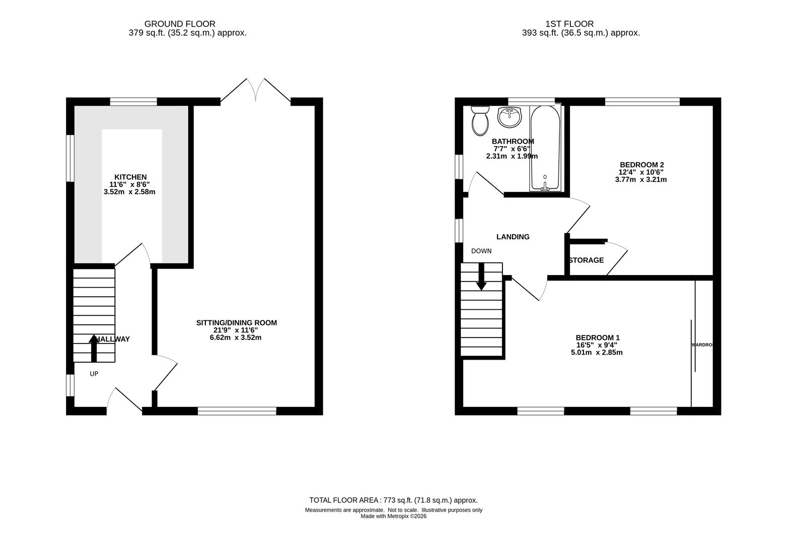 95, Eastham Crescent, Brentwood floorplan