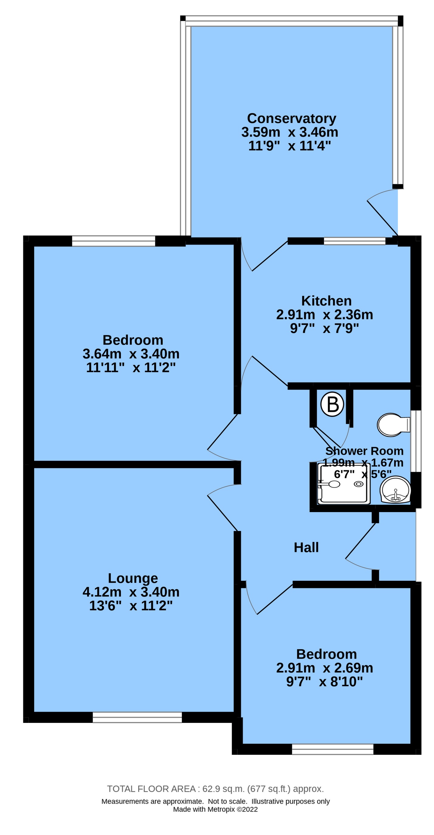 Lindale Road, Dunston, Chesterfield S41, 2 bedroom bungalow for sale