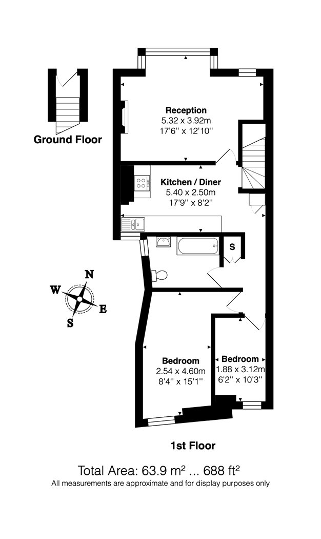 Glengall Road, London floorplan
