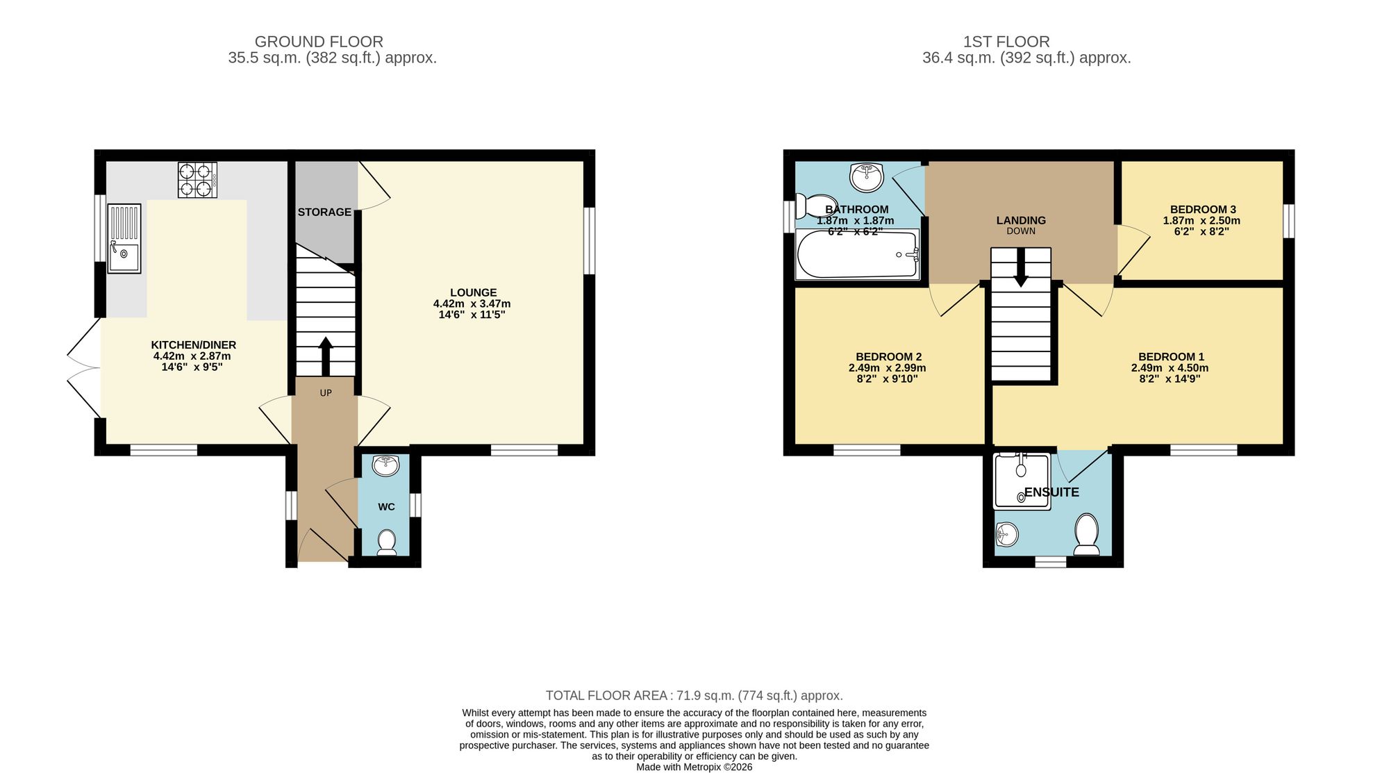 4 Colliery Way, Worksop floorplan
