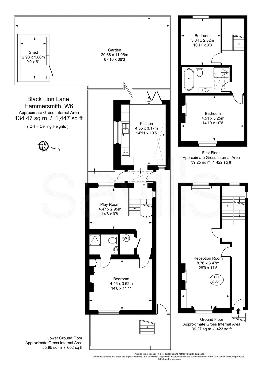 26, Black Lion Lane, London floorplan