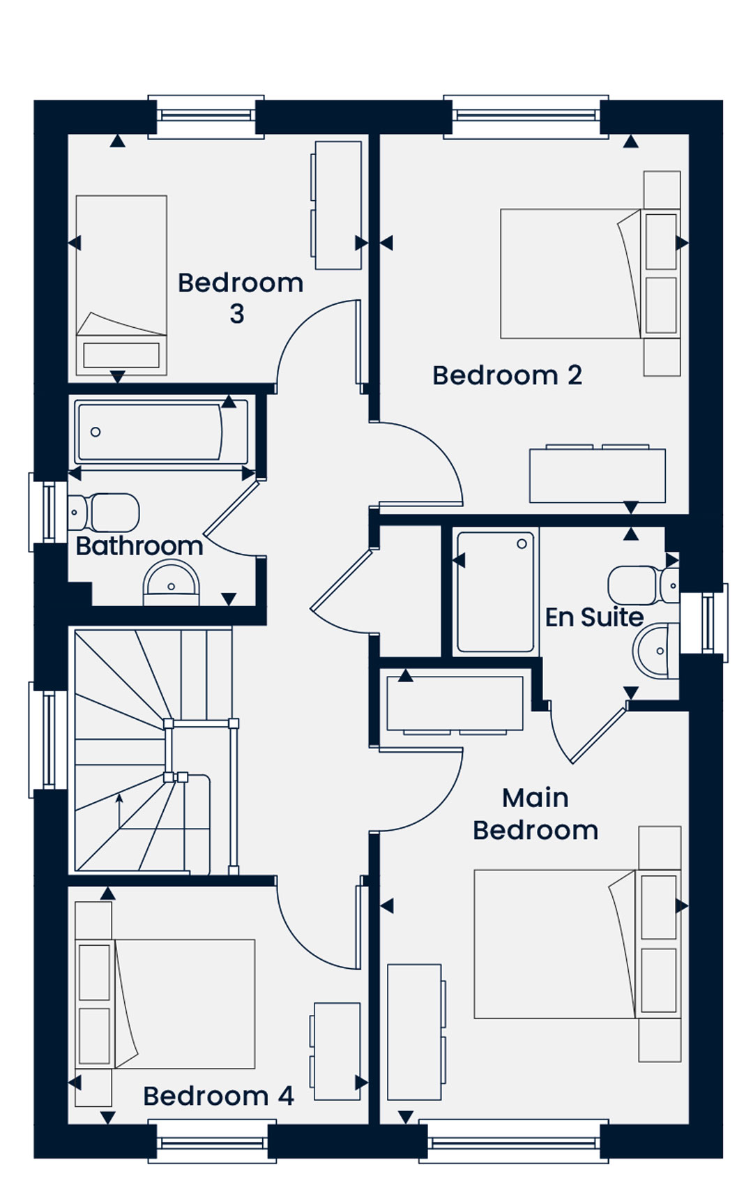 183, Linacre Road, Chesterfield floorplan