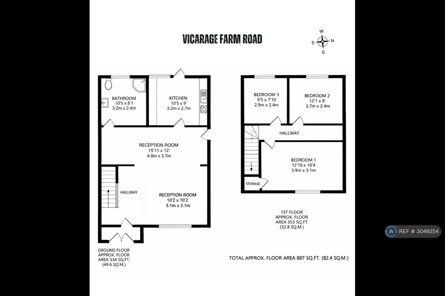Vicarage Farm Road, Hounslow floorplan