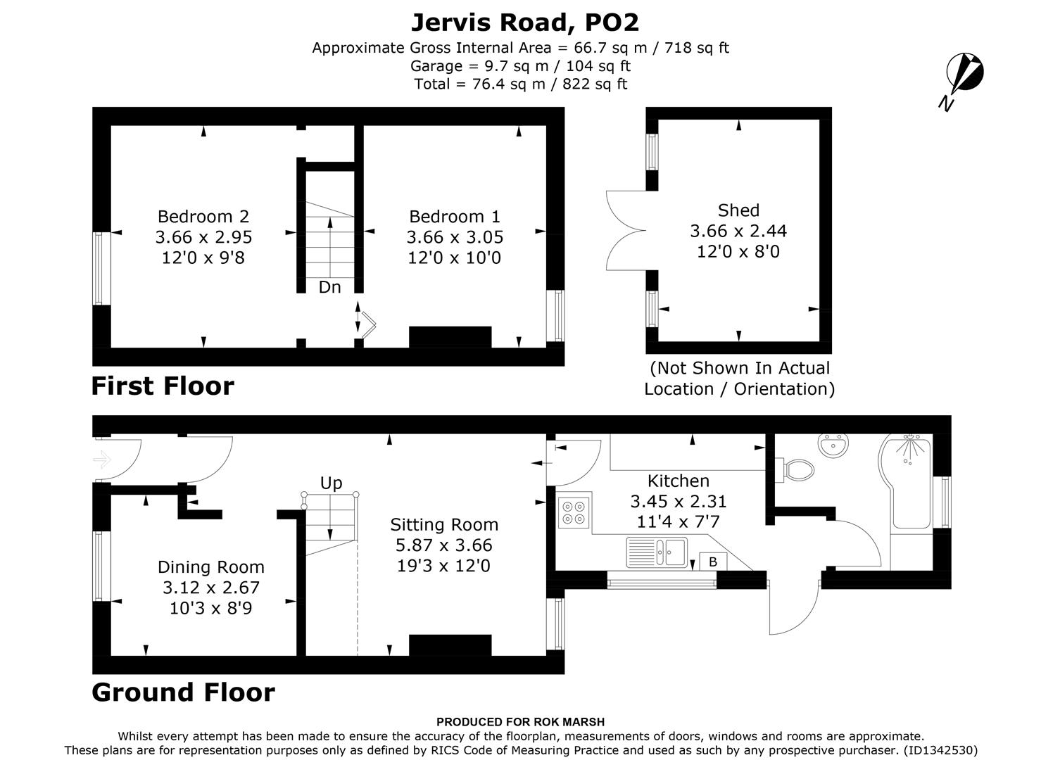 Jervis Road, Portsmouth floorplan