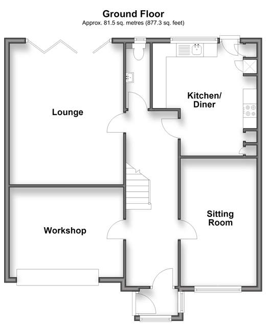 St. Richard's Road, Deal floorplan