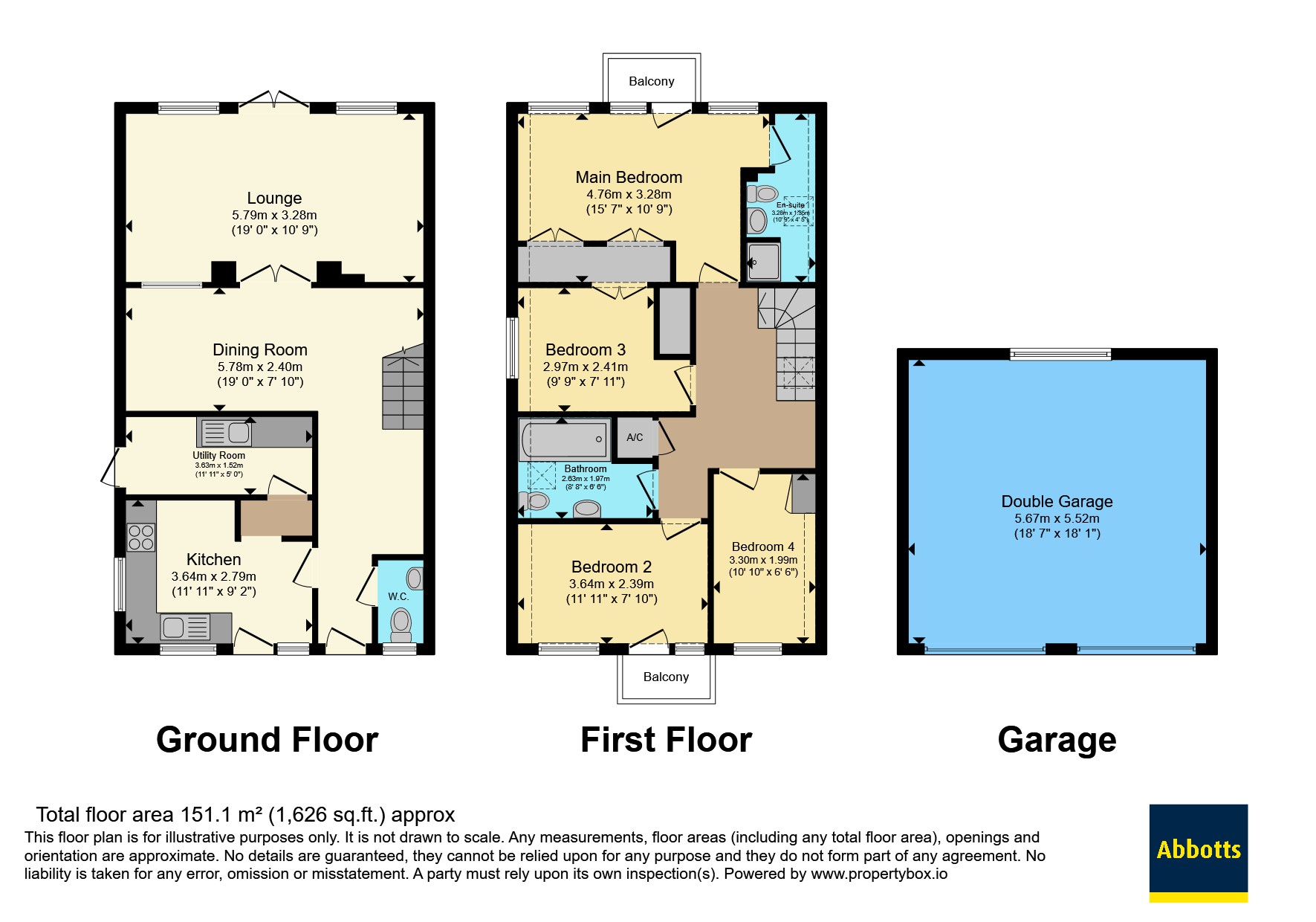 48, Ward Way, Ely floorplan
