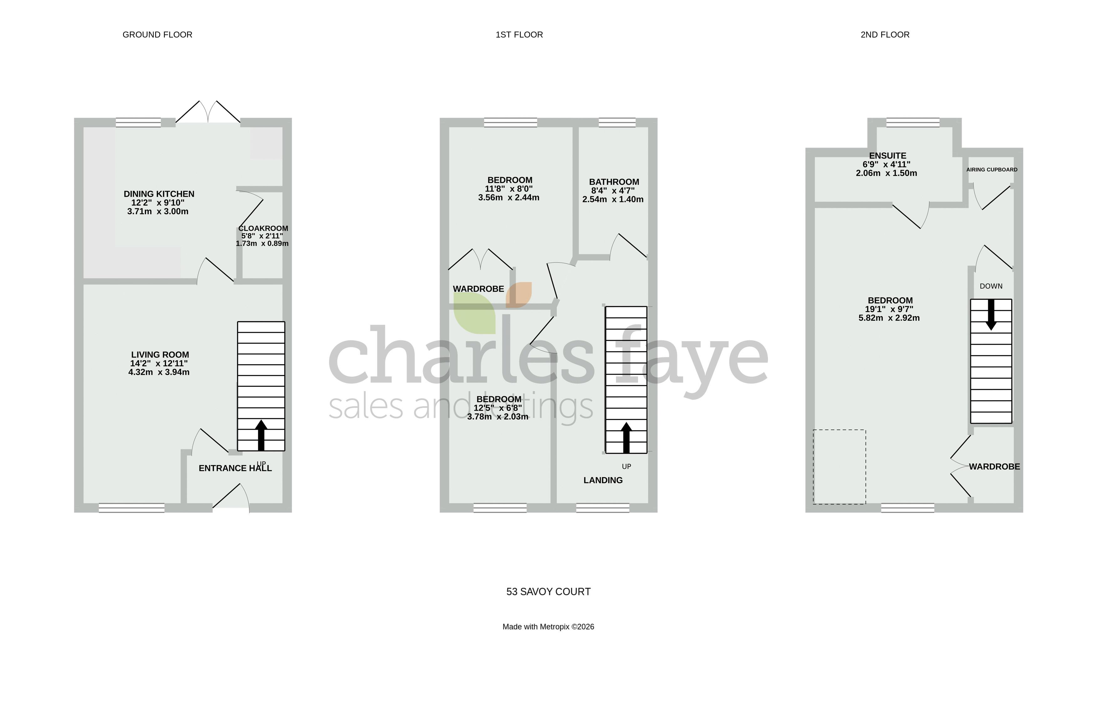 53, Savoy Court, Calne floorplan