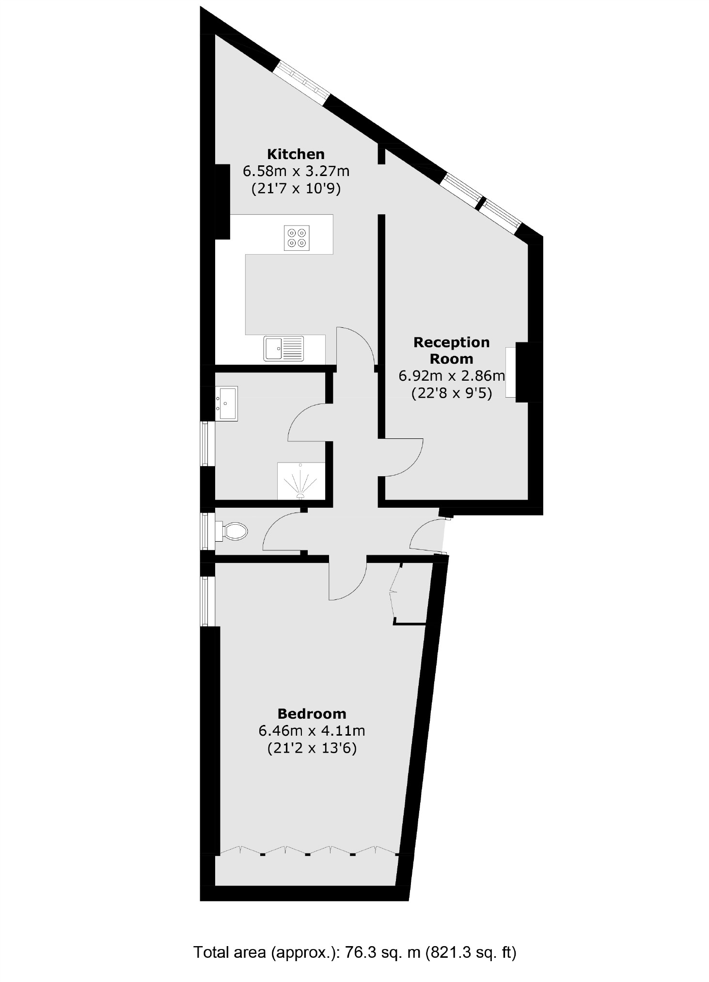 Flat 29, Coal Brook Mansions, Bedford Hill, London floorplan