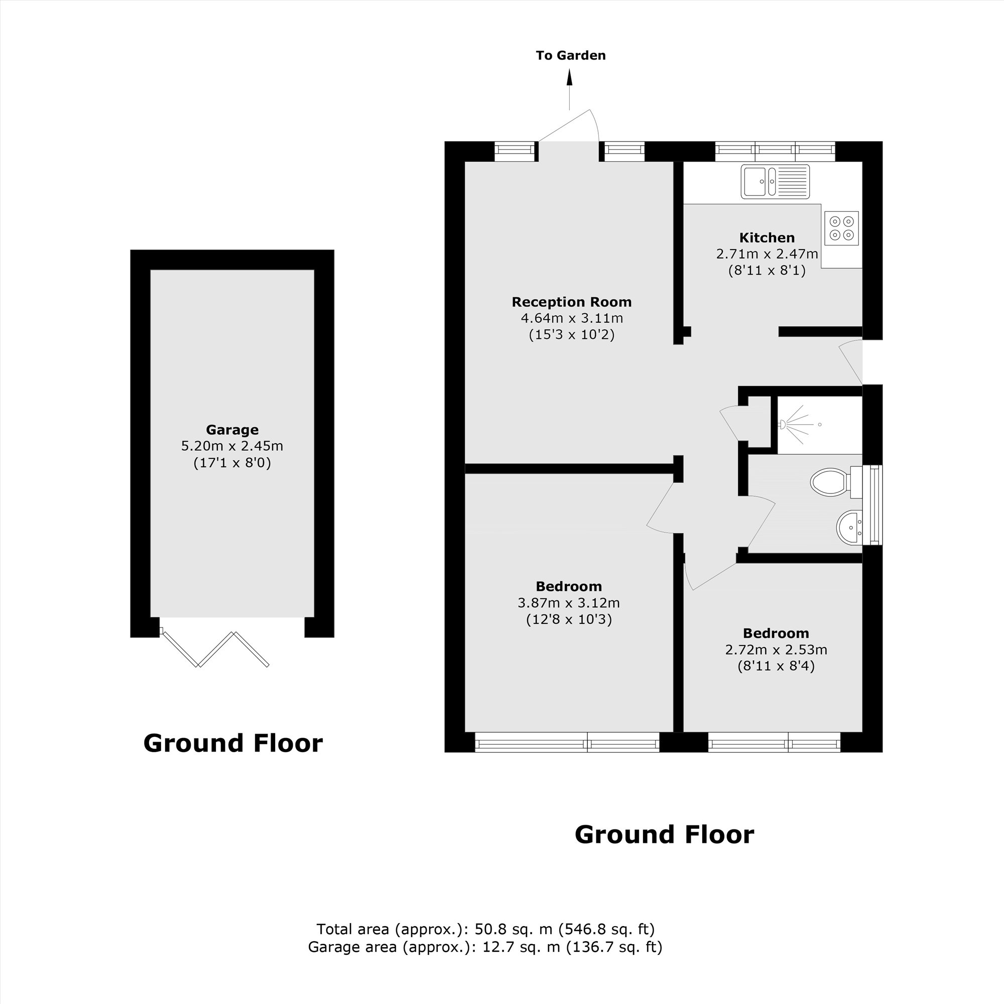 12, Hawthorn Close, Hampton floorplan