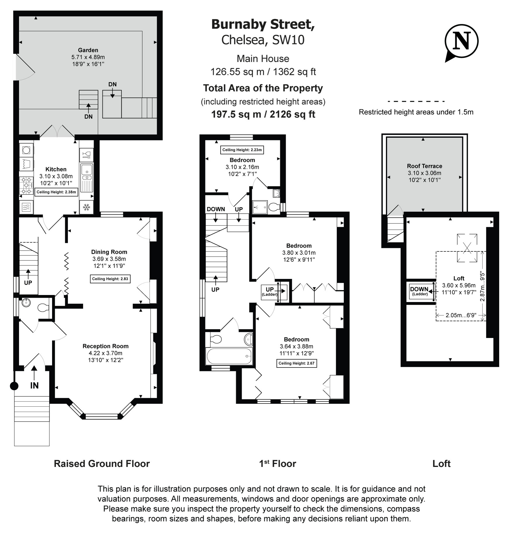 House Excluding Basement, 29, Burnaby Street, Chelsea floorplan