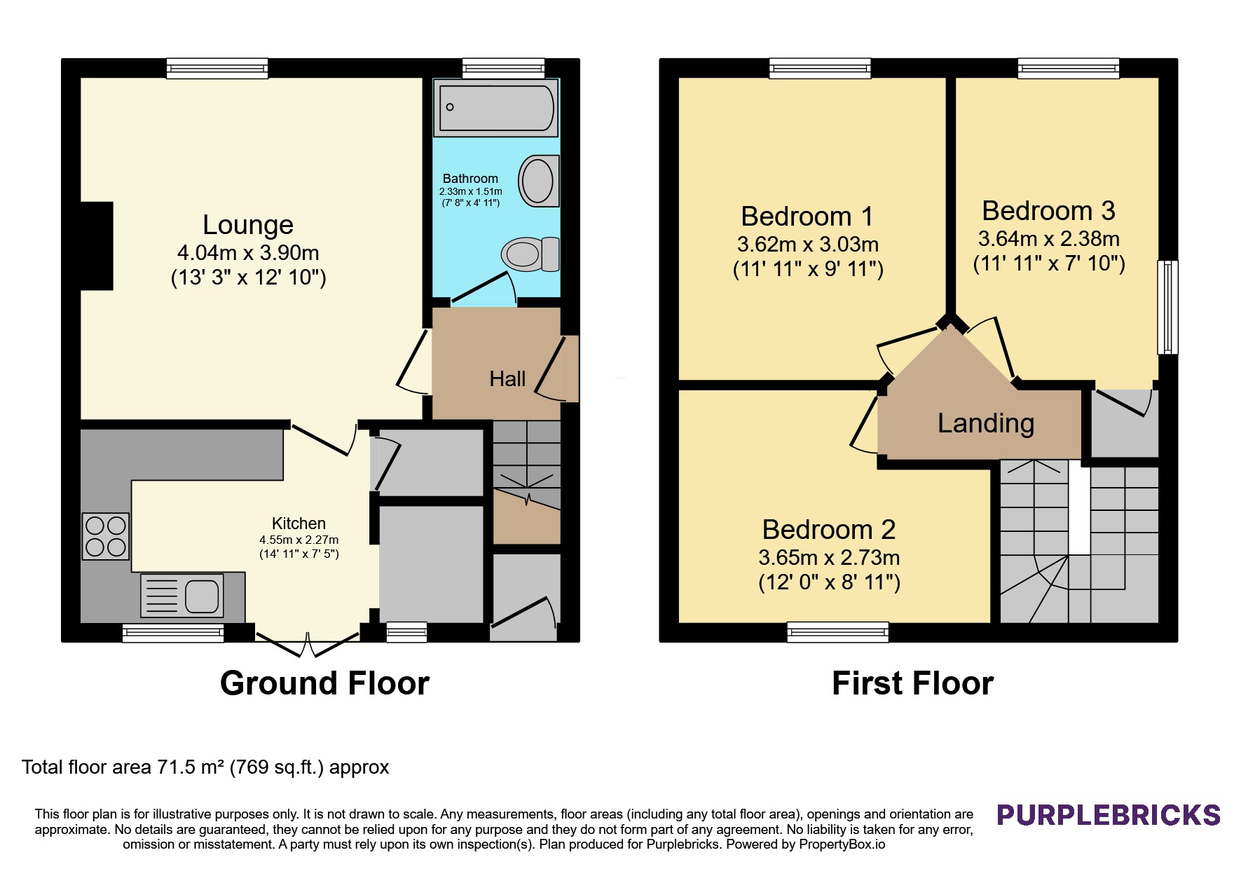 34, Kirkby Road, Sutton-in-Ashfield floorplan