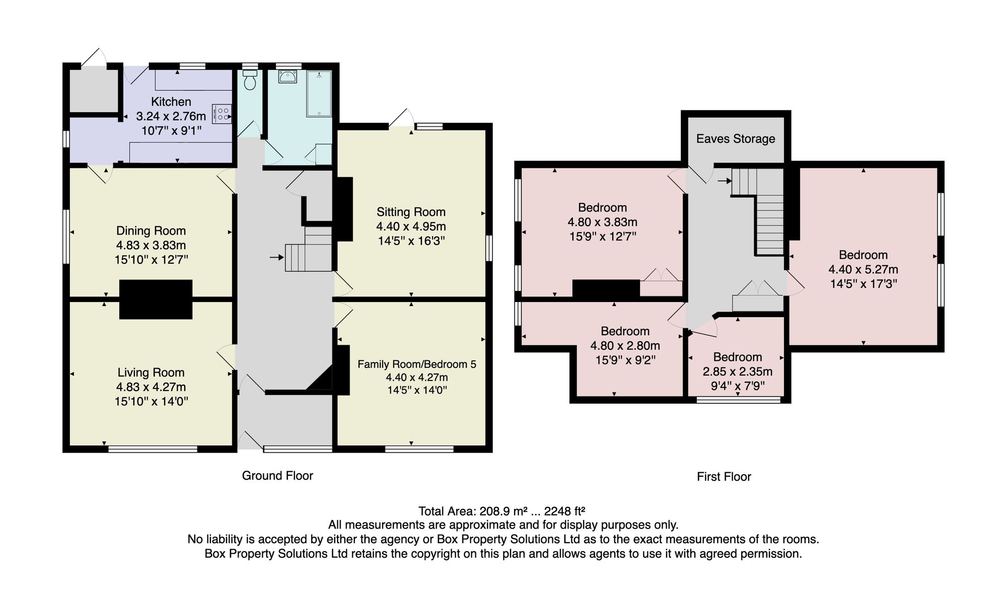 46 Bilton Lane, Harrogate floorplan