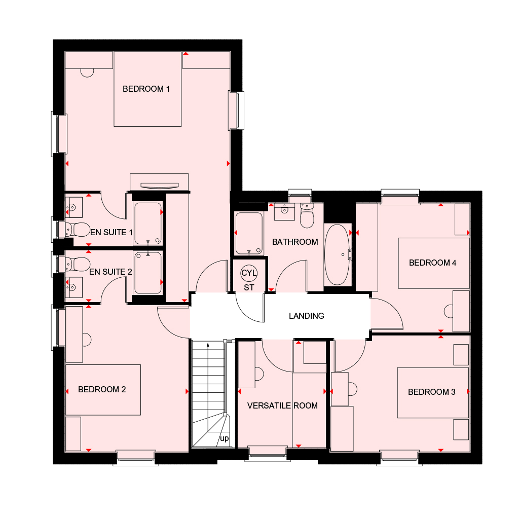 H8380295, Park Farm Way, Off Prospero Drive, Wellingborough floorplan
