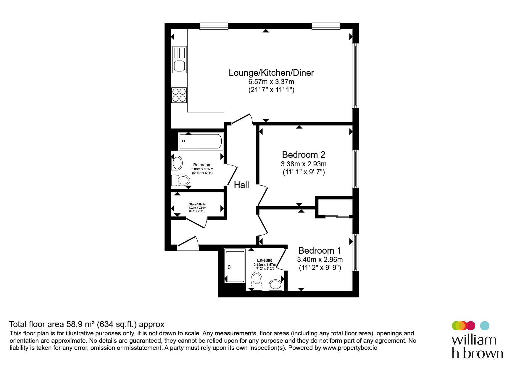 11, Pearmain House, Blossom Drive, Welwyn Garden City floorplan