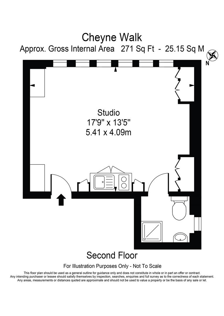 Flat 6, 39, Cheyne Walk, London floorplan
